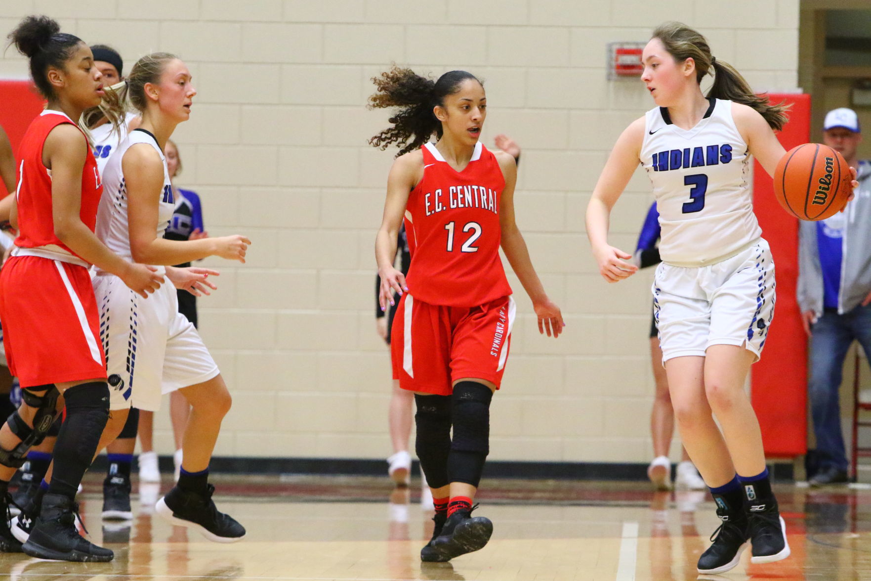 Gallery: Girls Basketball Sectional Finals - E.C. Central vs. Lake Central